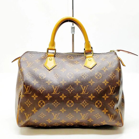 Louis Vuitton Handbags - Louis Vuitton LV Hand Bag Speedy 30 Brown Monogram 800-082125